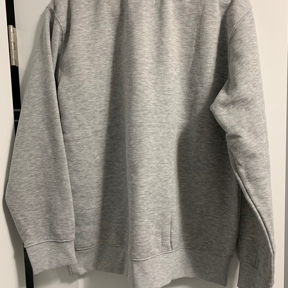 Grey fleece bf crew neck sweater - Picture 3 of 4